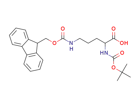 (S)-5-((((9H-Fluoren-9-yl)methoxy)carbonyl)amino)-2-((tert-butoxycarbonyl)amino)pentanoic acid