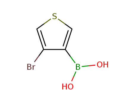Molecular Structure of 101084-76-8 (3-BROMOTHIOPHENE-4-BORONIC ACID)