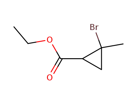 Molecular Structure of 89892-99-9 (ethyl 2-bromo-2-methylcyclopropanecarboxylate)