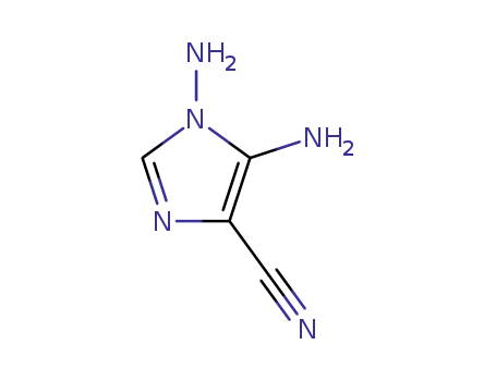 Molecular Structure of 141563-06-6 (1,5-DIAMINO-4-CYANOIMIDAZOLE)
