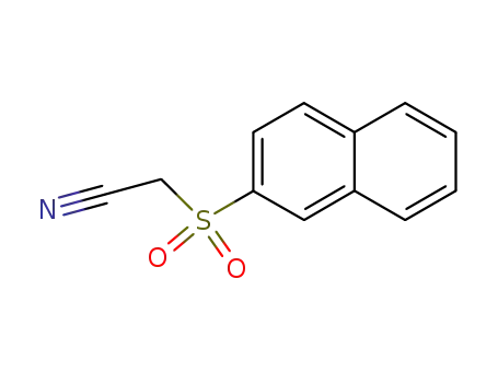 Molecular Structure of 32083-60-6 (2-(2-NAPHTHYLSULFONYL)ACETONITRILE)