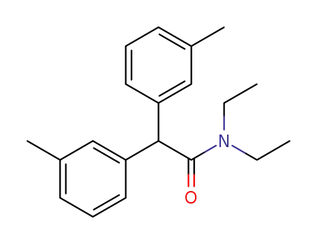 Molecular Structure of 1449216-33-4 (N,N-diethyl-2,2-di-m-tolylacetamide)
