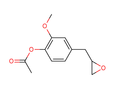 Molecular Structure of 69017-35-2 (O-acetyleugenol oxide)