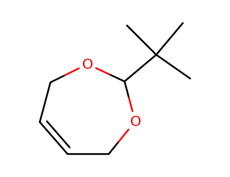 Molecular Structure of 53586-63-3 (1,3-Dioxepin, 2-(1,1-dimethylethyl)-4,7-dihydro-)