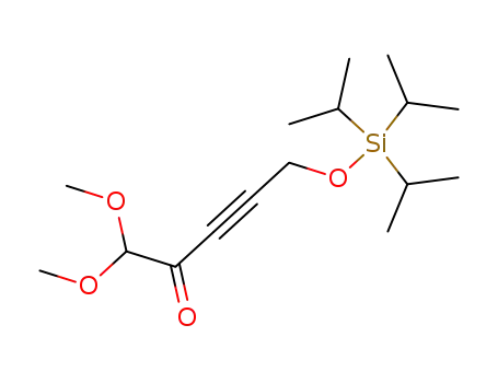 1,1-dimethoxy-5-(triisopropylsiloxy)pent-3-yn-2-one
