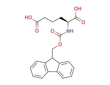 Molecular Structure of 218457-73-9 (FMOC-D-2-AMINOADIPIC ACID)
