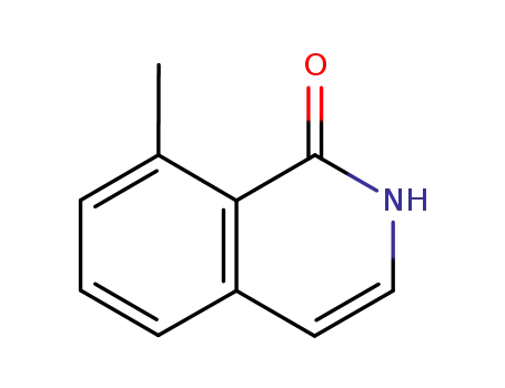 Molecular Structure of 116409-35-9 (1(2H)-Isoquinolinone, 8-methyl-)