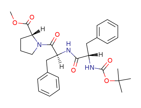 D-Proline, N-[(1,1-dimethylethoxy)carbonyl]-L-phenylalanyl-L-phenylalanyl-, methyl ester