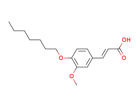 (2E)-3-[4-(heptyloxy)-3-methoxyphenyl]acrylic acid