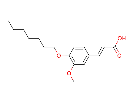 3-(4-Heptoxy-3-methoxyphenyl)prop-2-enoic acid