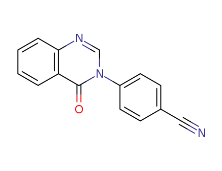 Molecular Structure of 95202-40-7 (Benzonitrile, 4-(4-oxo-3(4H)-quinazolinyl)-)