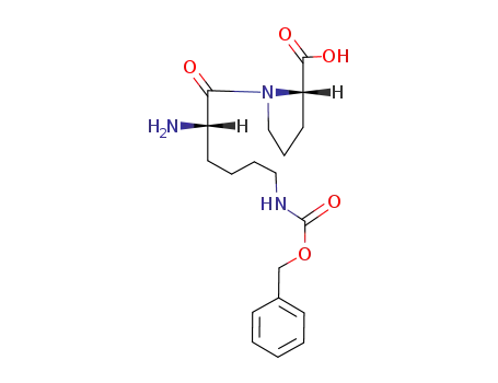 Molecular Structure of 42001-60-5 (N-Benzyloxycarbonyl-L-lysinyl-L-proline)