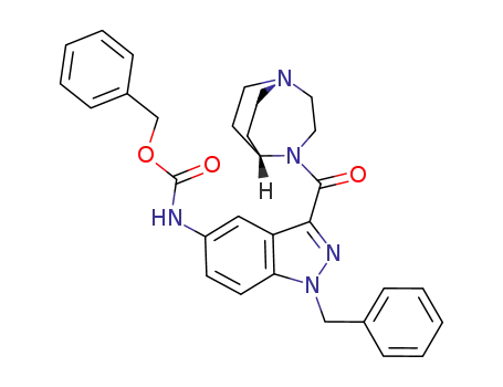 benzyl [1-benzyl-3-(1,4-diazabicyclo[3.2.2]non-4-ylcarbonyl)-1H-indazol-5-yl]carbamate hydroformate