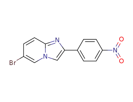 Molecular Structure of 321945-25-9 (6-Bromo-2-(4-nitro-phenyl)-imidazo[1,2-a]pyridine)