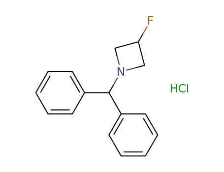 Molecular Structure of 869488-99-3 (1-BENZHYDRYL-3-FLUORO-AZETIDINE HYDROCHLORIDE)