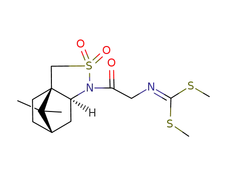 Molecular Structure of 137819-66-0 ((2S)-BORNANE-10,2-SULTAM GLYCINATE)