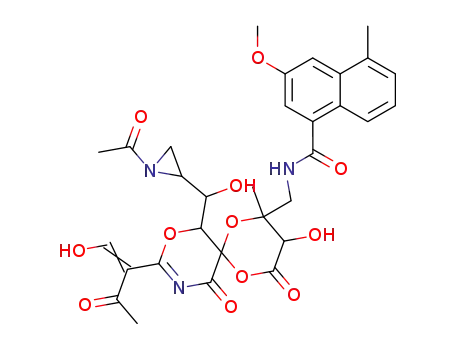 Molecular Structure of 1403-29-8 (CARZINOPHILIN)
