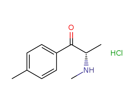 Molecular Structure of 1189726-22-4 (2-(Methylamino)-1-(4-methylphenyl)-1-propanone hydrochloride)
