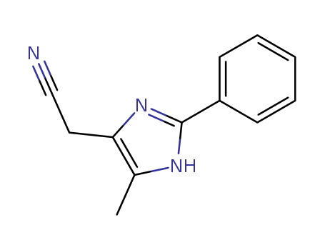1H-Imidazole-5-acetonitrile,4-methyl-2-phenyl-