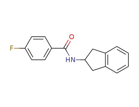 Benzamide, N-(2,3-dihydro-1H-inden-2-yl)-4-fluoro-