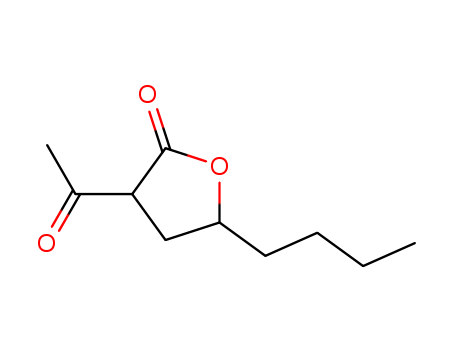 2(3H)-Furanone, 3-acetyl-5-butyldihydro-