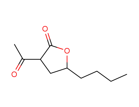 2(3H)-Furanone, 3-acetyl-5-butyldihydro-