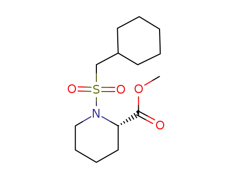 methyl (2S)-1-[(cyclohexylmethyl)sulfonyl]-2-piperidinecarboxylate