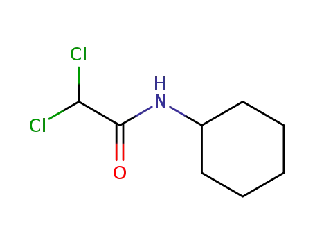 Molecular Structure of 828-03-5 (2,2-dichloro-N-cyclohexyl-acetamide)