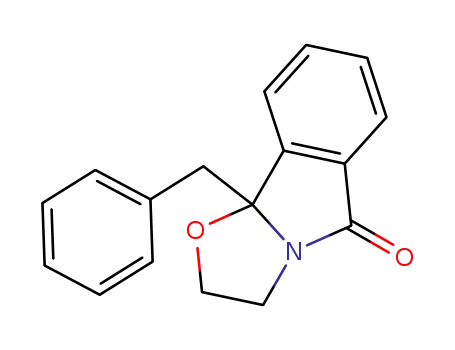 Molecular Structure of 876065-74-6 (9b-benzyl-2,3-dihydrooxazolo[2,3-a]isoindol-5-(9bH)-one)