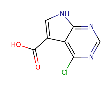4-chloro-7H-pyrrolo[2,3-d]pyrimidine-5-carboxylic acid