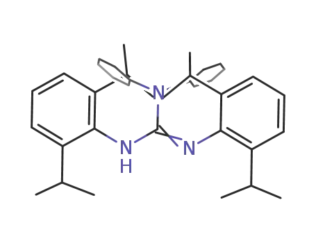 Molecular Structure of 881033-24-5 (Guanidine, N',N''-bis[2,6-bis(1-methylethyl)phenyl]-N,N-dicyclohexyl-)