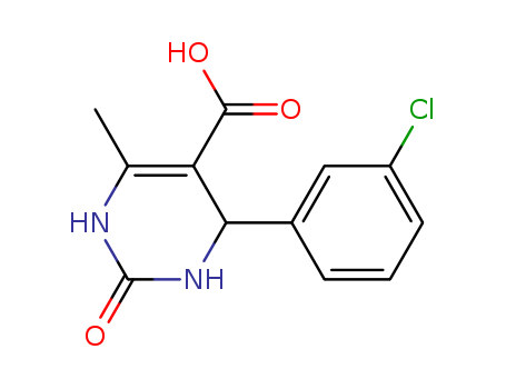 5-Pyrimidinecarboxylicacid, 4-(3-chlorophenyl)-1,2,3,4-tetrahydro-6-methyl-2-oxo-