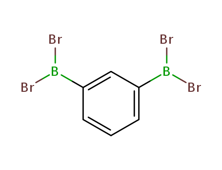 Borane, 1,3-phenylenebis[dibromo-