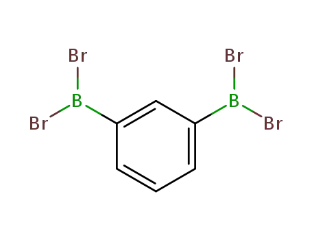 Molecular Structure of 107134-82-7 (Borane, 1,3-phenylenebis[dibromo-)