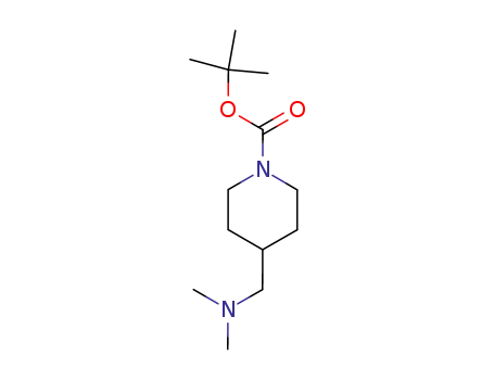 Molecular Structure of 138022-01-2 (tert-Butyl 4-((dimethylamino)methyl)piperidine-1-carboxylate)