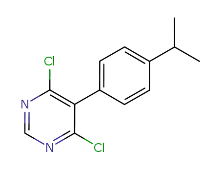 Pyrimidine, 4,6-dichloro-5-[4-(1-methylethyl)phenyl]-