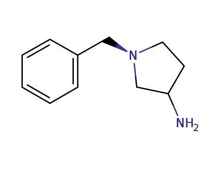 Molecular Structure of 18471-40-4 (1-Benzyl-3-aminopyrrolidine)