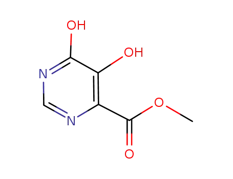 Molecular Structure of 518047-31-9 (4-Pyrimidinecarboxylicacid,1,6-dihydro-5-hydroxy-6-oxo-,methylester(9CI))