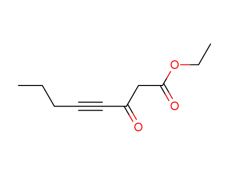 Molecular Structure of 861144-51-6 (3-oxo-oct-4-ynoic acid ethyl ester)