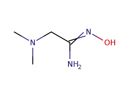Molecular Structure of 67015-08-1 (Ethanimidamide,2-(dimethylamino)-N-hydroxy-)