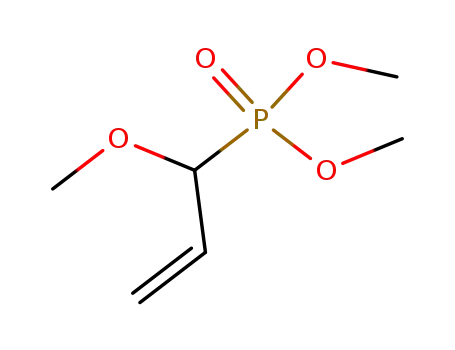 Molecular Structure of 80986-52-3 (dimethyl (1-methoxyprop-2-enyl)phosphonate)