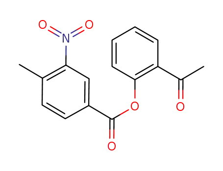 Molecular Structure of 953129-15-2 (2'-(4-methyl-3-nitrobenzoyloxy)acetophenone)