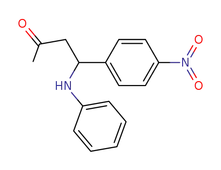 Molecular Structure of 38940-26-0 (2-Butanone, 4-(4-nitrophenyl)-4-(phenylamino)-)