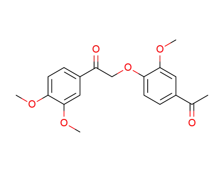 Molecular Structure of 7249-35-6 (2-(4-acetyl-2-methoxyphenoxy)-1-(3,4-dimethoxyphenyl)ethanone)
