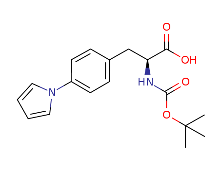 N-(TERT-BUTOXYCARBONYL)-3-(4-(1-PYRROLYL)PHENYL)-L-ALANINE