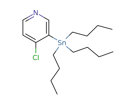 Molecular Structure of 206115-40-4 (3-(tributylstannyl)-4-chloropyridine)