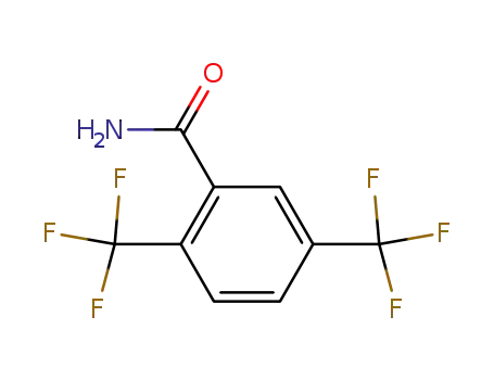 Molecular Structure of 53130-46-4 (2,5-BIS(TRIFLUOROMETHYL)BENZAMIDE)