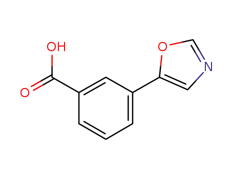 Molecular Structure of 252928-82-8 (3-(1,3-OXAZOL-5-YL)BENZOIC ACID)