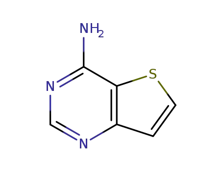 Molecular Structure of 16285-74-8 (thieno[3,2-d]pyrimidin-4-amine)