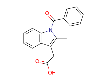 2-[1-(benzoyl)-2-methylindol-3-yl]acetic acid